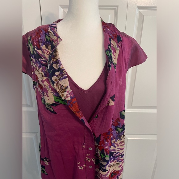 Soft Surroundings Bouquet of Roses Tunic - Picture 5 of 8